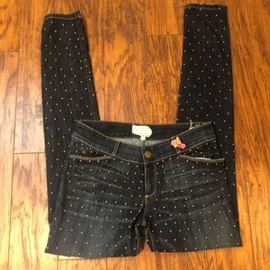 Current/Elliott jeans dark With bronze beads